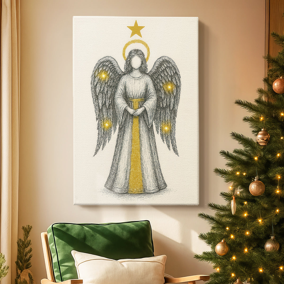 Sugar Candle at Eve - Canvas Art Print