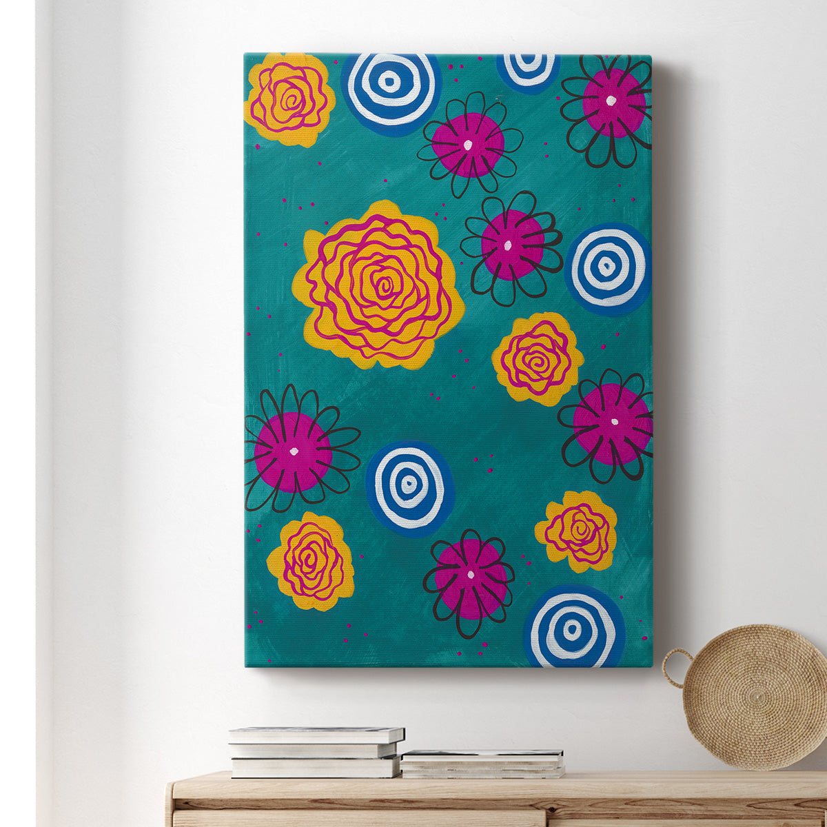 Flower Pop I - Canvas Art Print