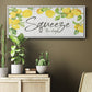 Lemon Squeeze - Floater Framed Canvas Print