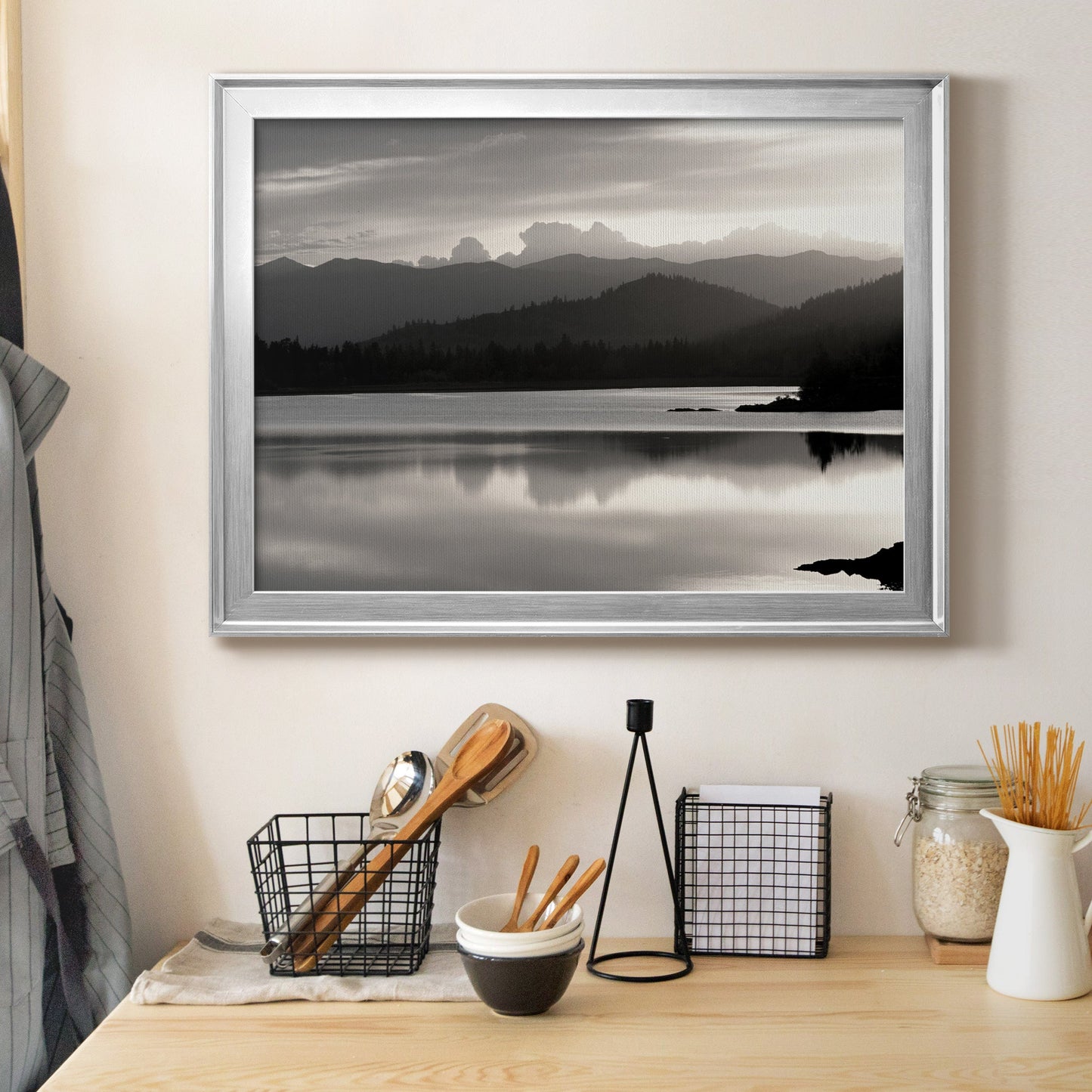 Salish Mountains Premium Classic Framed Canvas - Ready to Hang