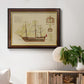 Antique Ship Plan VIII Premium Framed Canvas- Ready to Hang