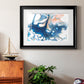 Dancing Blue I Premium Framed Print - Ready to Hang