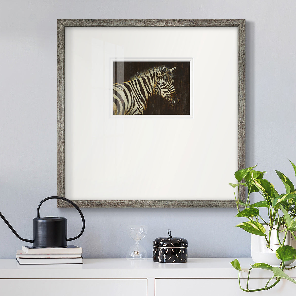 Striped Pajamas - Double Matboard Framed Print