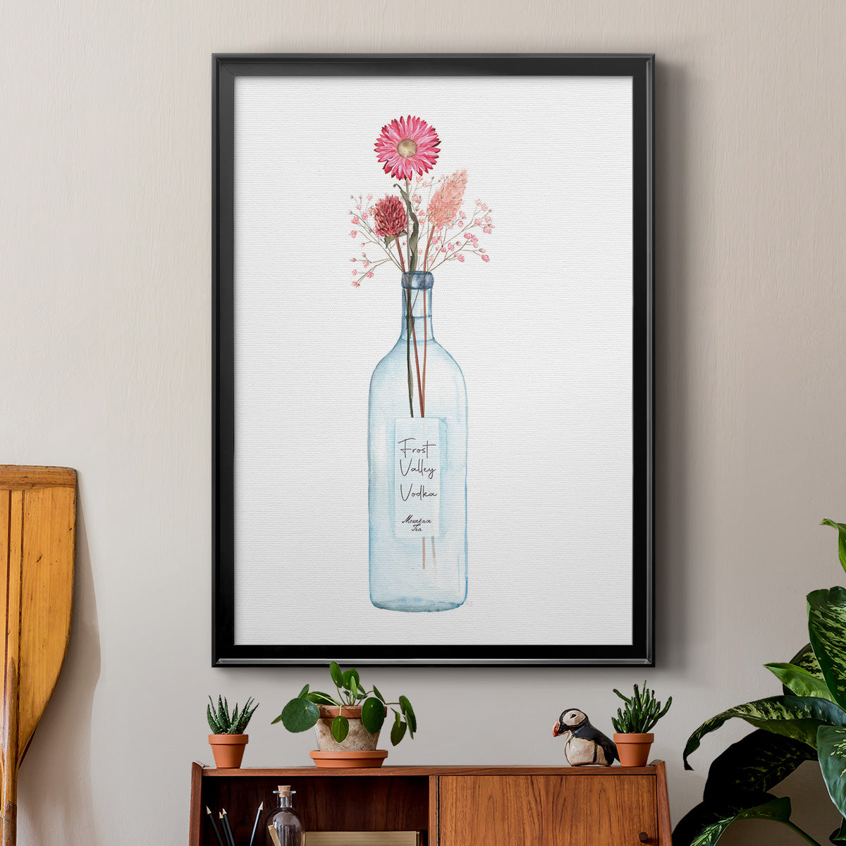 Frost Valley Vodka - Modern Framed Canvas Print