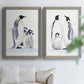 Emperor Penguins I - Premium Framed Canvas 2 Piece Set - Ready to Hang