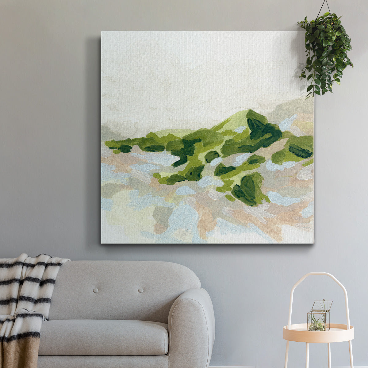 Emerald Hills II - Canvas Art Print