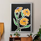 Pop Flowers I - Modern Framed Canvas Print