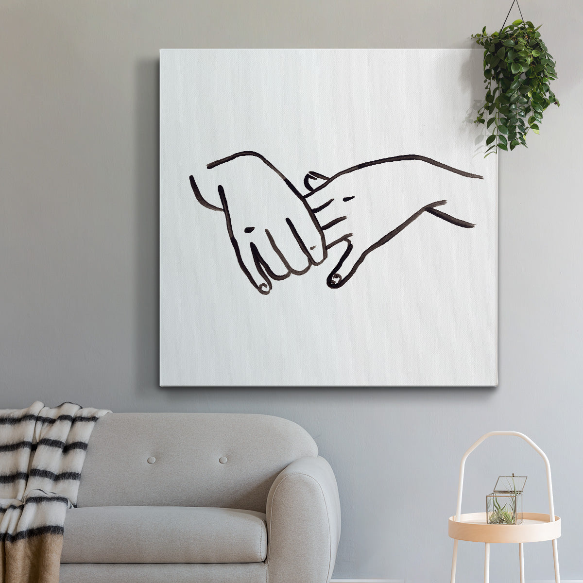 Hand Study I-Premium Gallery Wrapped Canvas - Ready to Hang