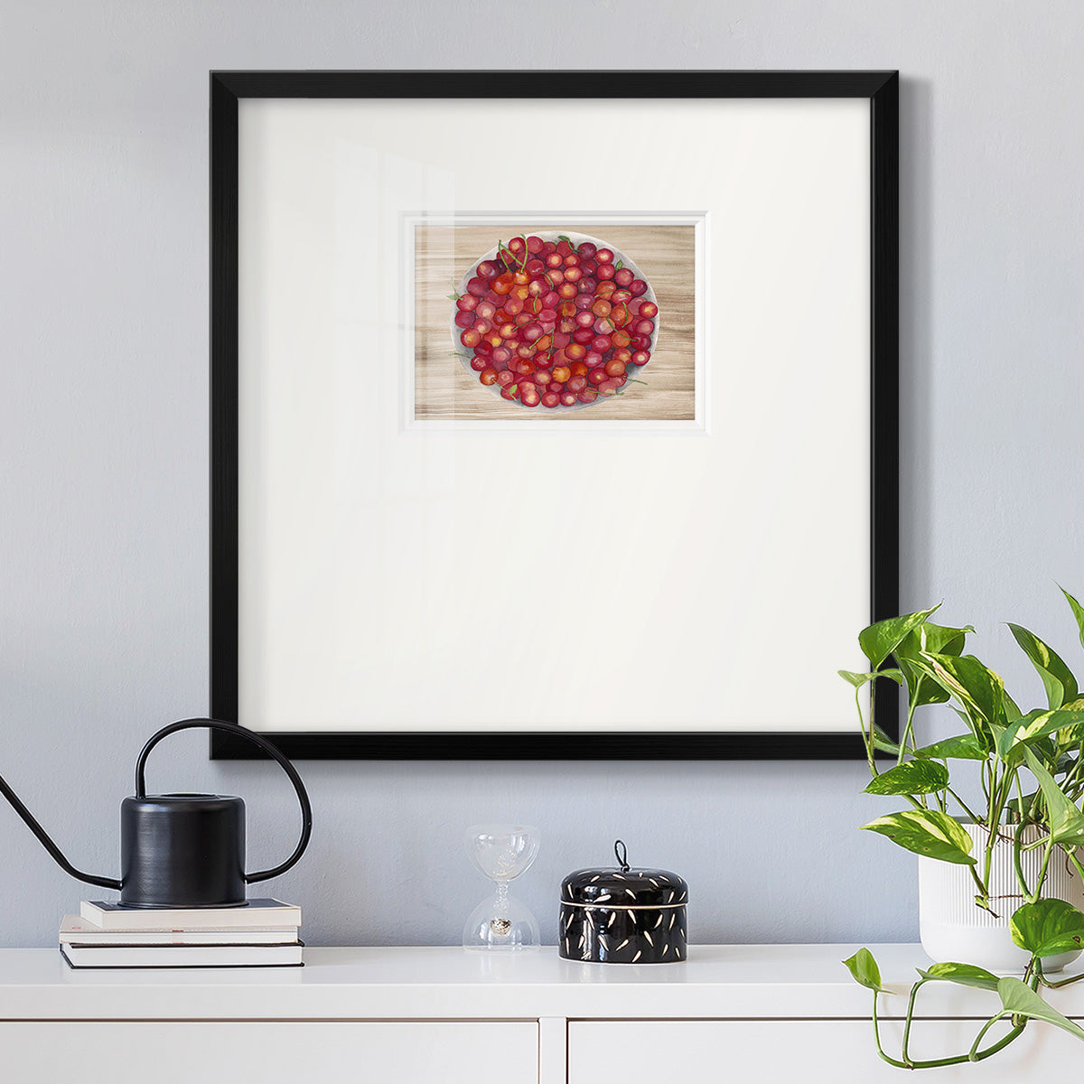 Bowls of Fruit IV Premium Framed Print Double Matboard