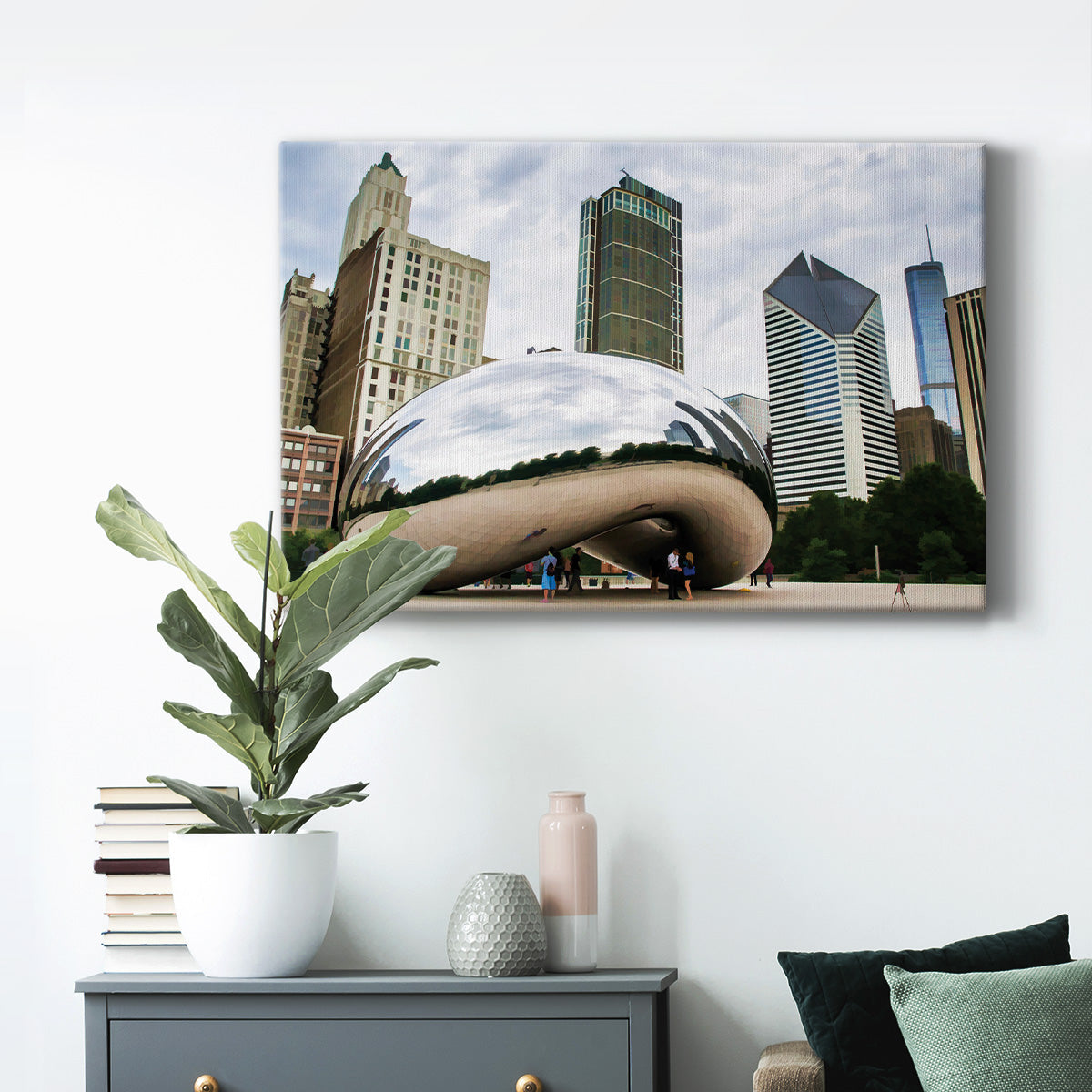 Cloud Gate Chicago - Canvas Art Print