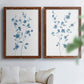 Blue Blossom I - Premium Framed Canvas 2 Piece Set - Ready to Hang