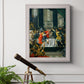 Classical historical painting of Alexander the Great by Donato Creti in an ornate weathered white frame displayed in a light-toned interior setting.