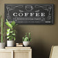 Coffee Everyday - Floater Framed Canvas Print