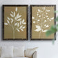 Honey Botanical I   - Premium Framed Canvas 2 Piece Set - Ready to Hang