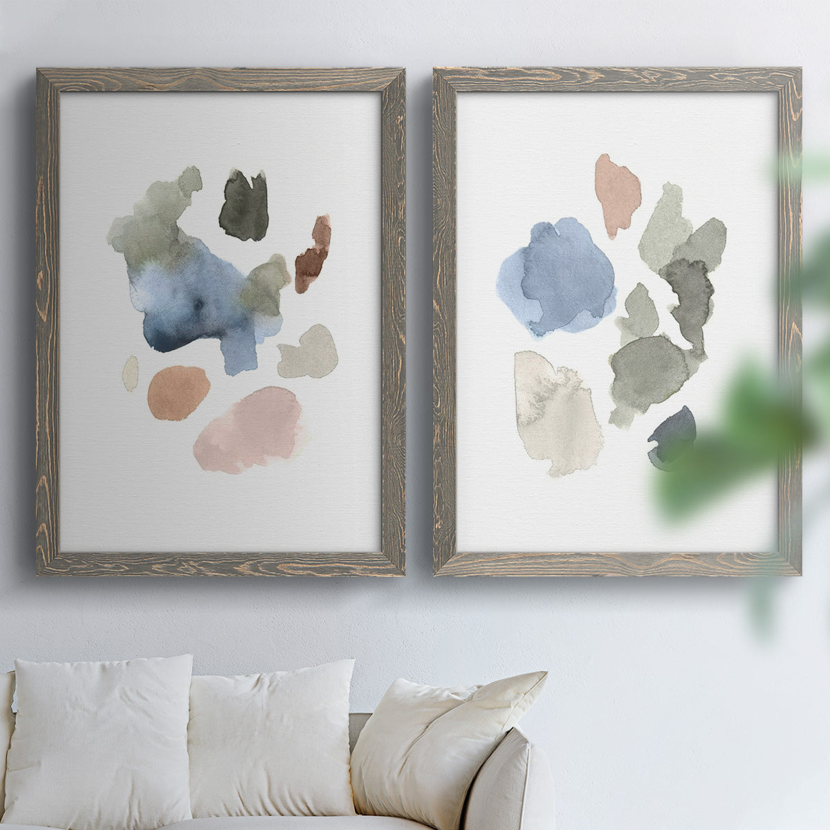 Fresh Start I - Premium Framed Canvas 2 Piece Set - Ready to Hang