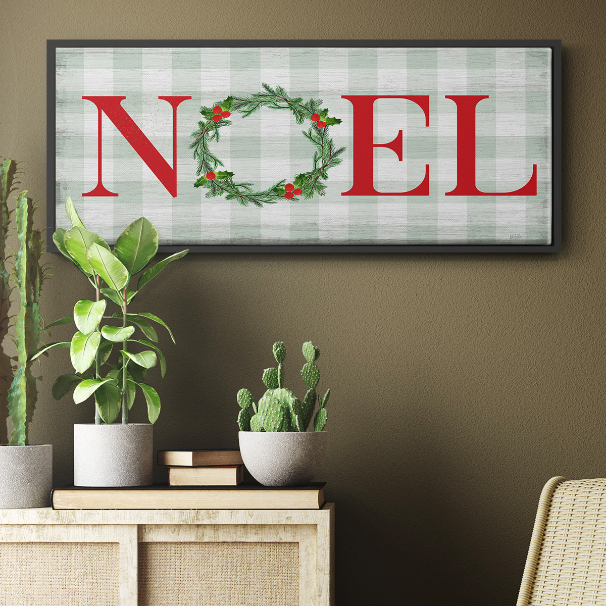 Noel - Floater Framed Canvas Print