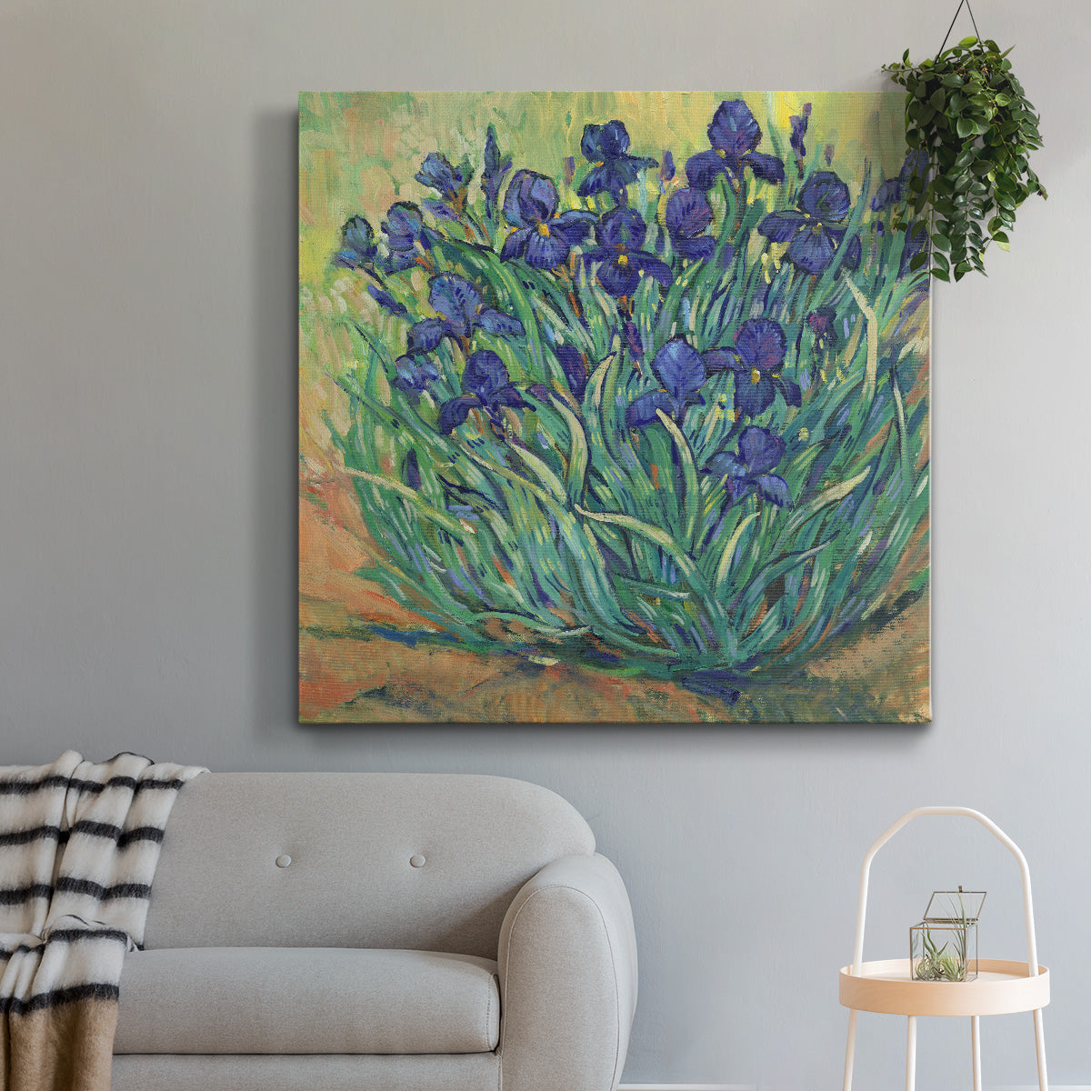 Irises in Bloom I - Canvas Art Print