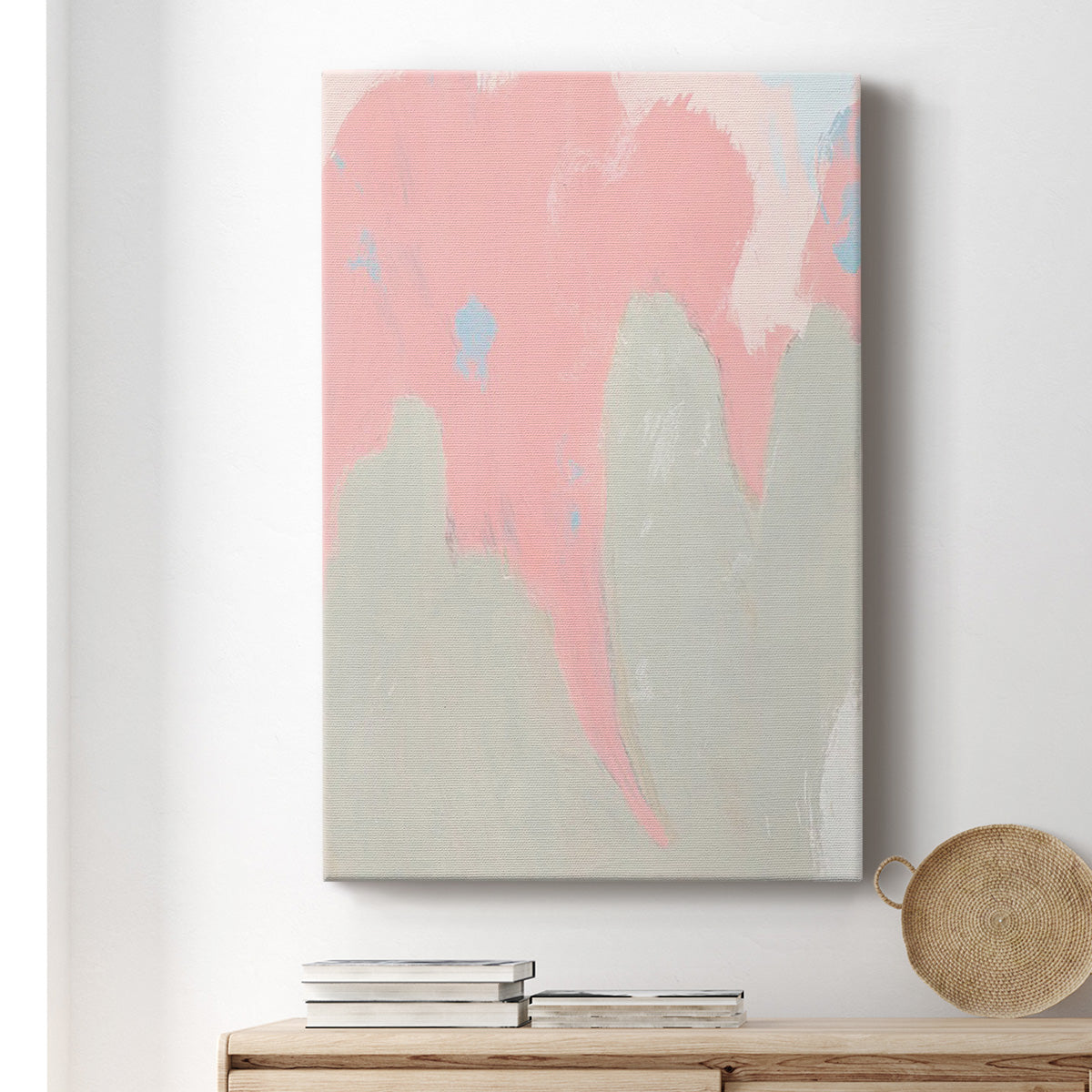 Blushing Abstract IV Premium Gallery Wrapped Canvas - Ready to Hang