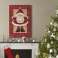 Polka Dot Joy Santa Premium Gallery Wrapped Canvas - Ready to Hang