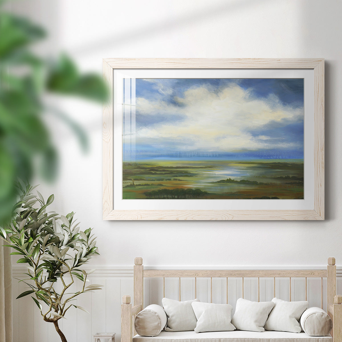 Lighting the Way - Barnwood Framed Art Print