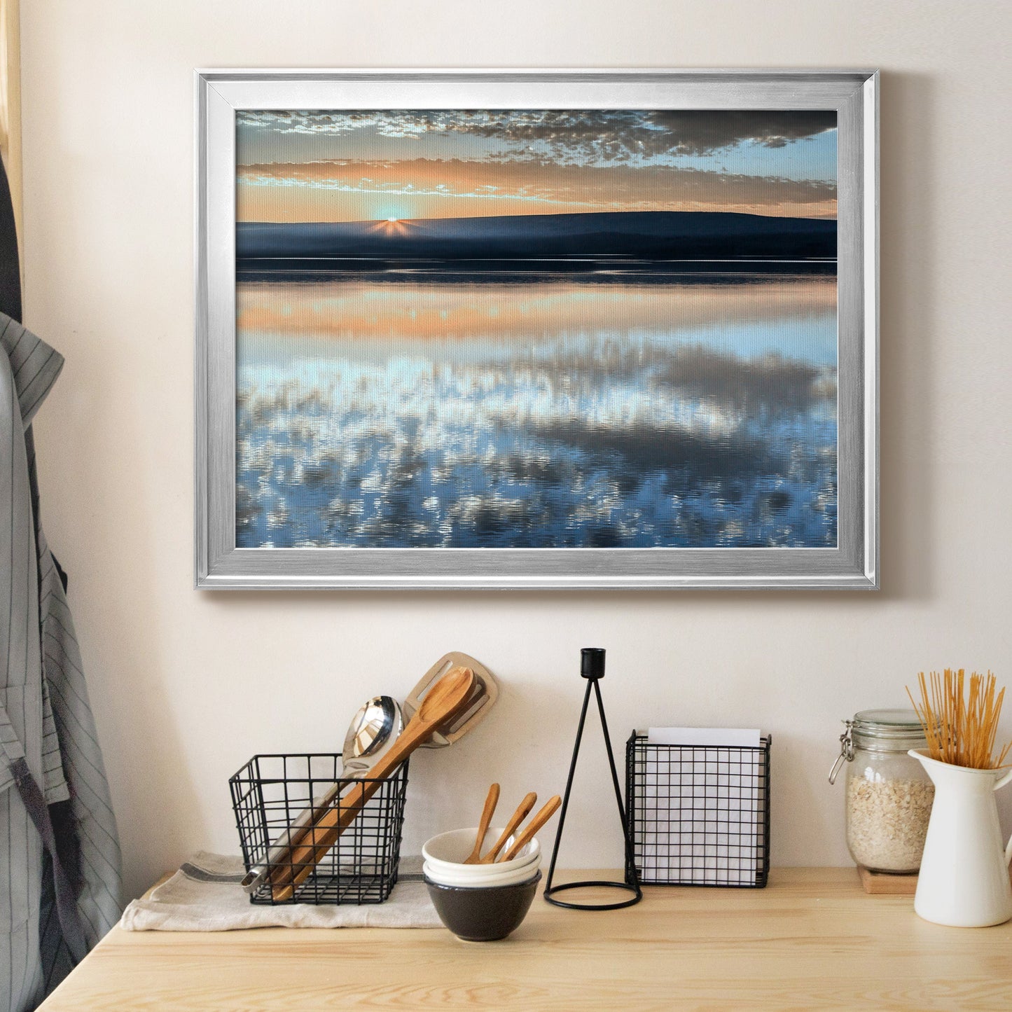 Serene Sunrise Premium Classic Framed Canvas - Ready to Hang