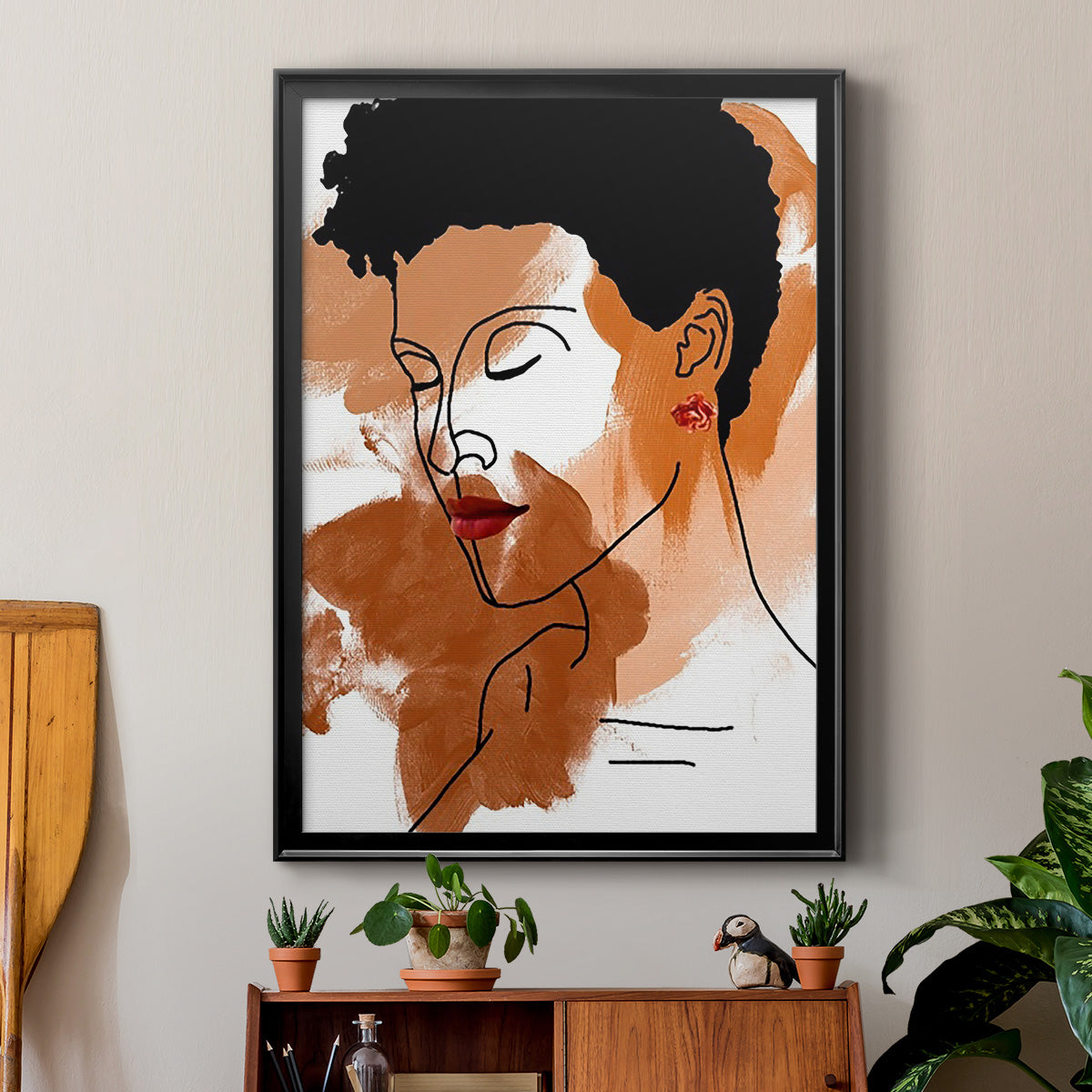 Phenomal Women III - Modern Framed Canvas Print