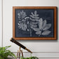 Foliage on Navy V Premium Framed Canvas- Ready to Hang