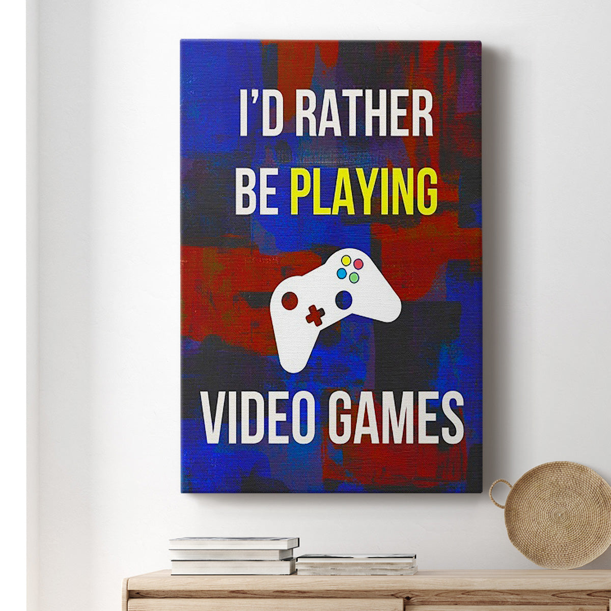 Gamer at Play III - Canvas Art Print