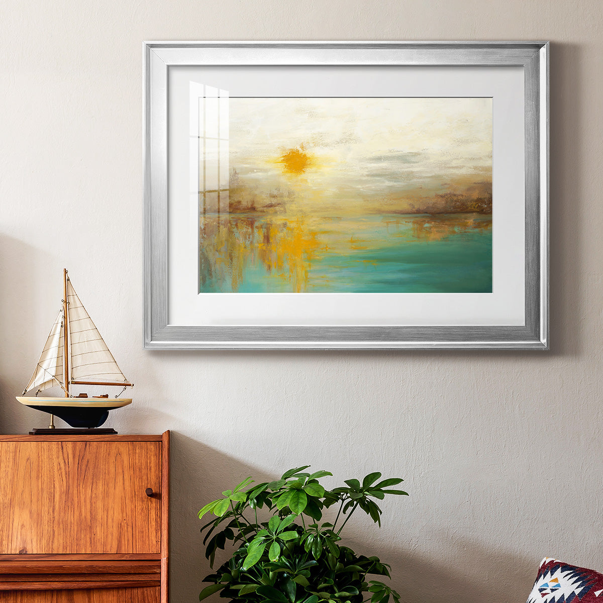 Last Day of Summer  - Modern Framed Art Print