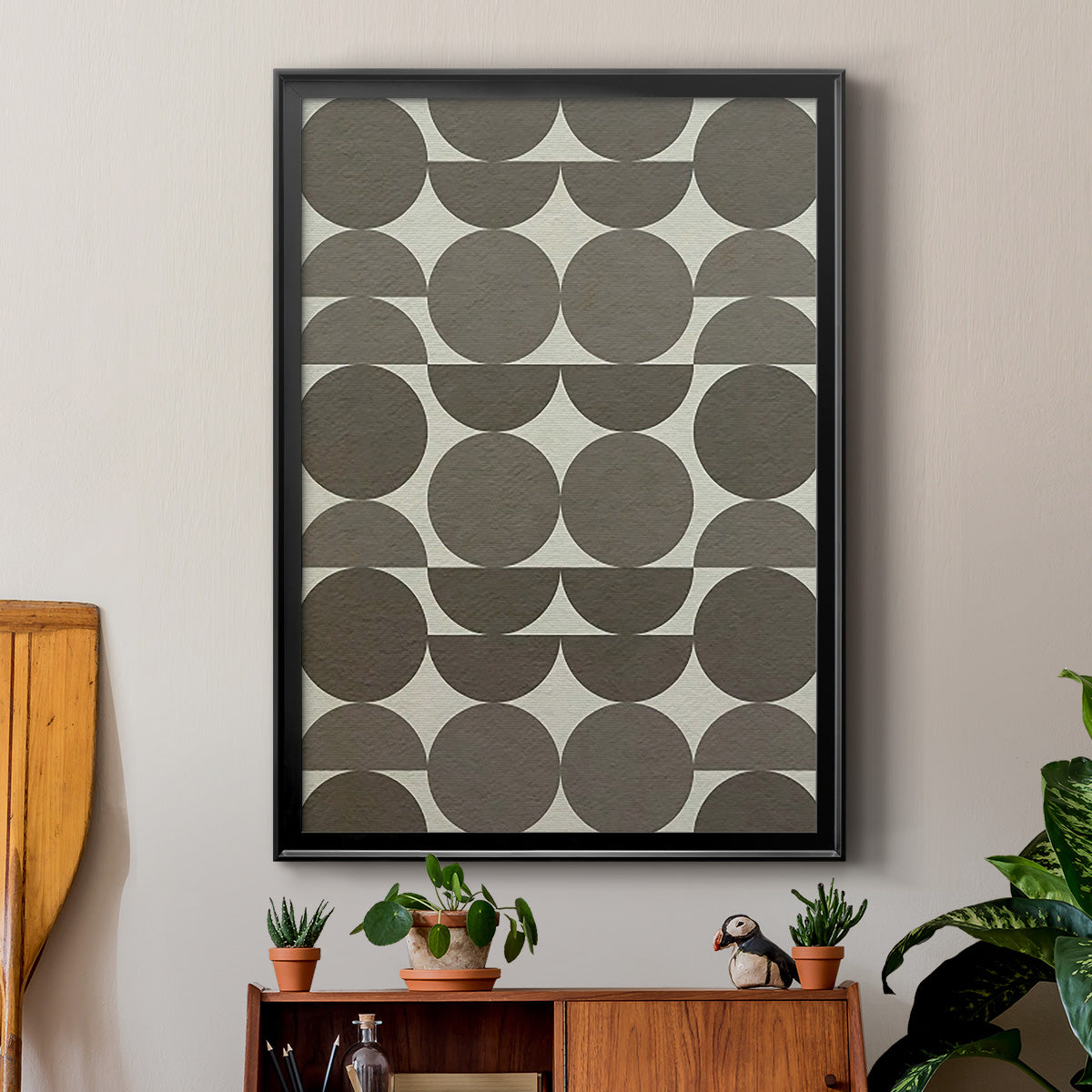 Neutral Subtle Shift I - Modern Framed Canvas Print