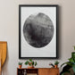 Graphite Moon I - Modern Framed Canvas Print