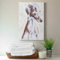 Sitting Dog II Premium Gallery Wrapped Canvas - Ready to Hang