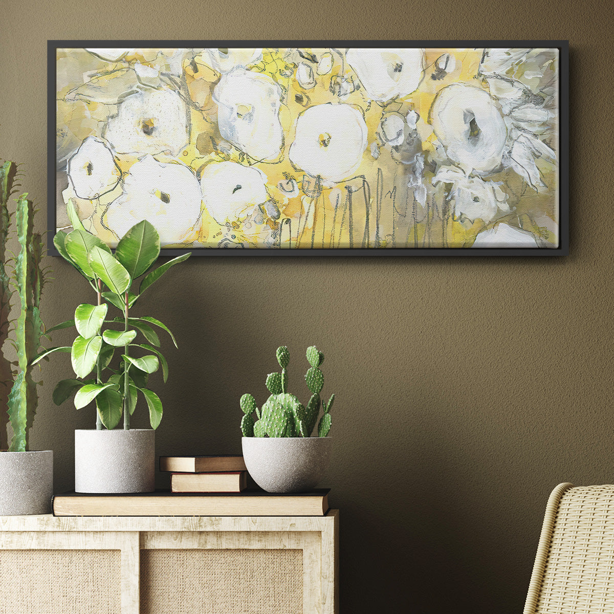 Heirloom Treasure I - Floater Framed Canvas Print