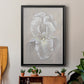 White Iris II - Modern Framed Canvas Print