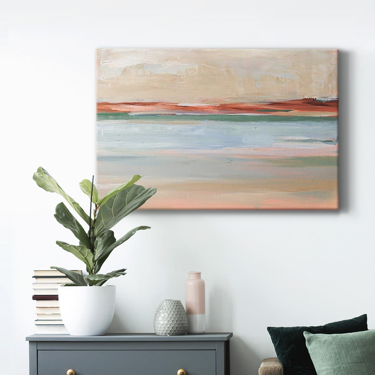 Sienna Horizon II Premium Gallery Wrapped Canvas - Ready to Hang