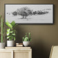 Treeline Sketch I - Floater Framed Canvas Print