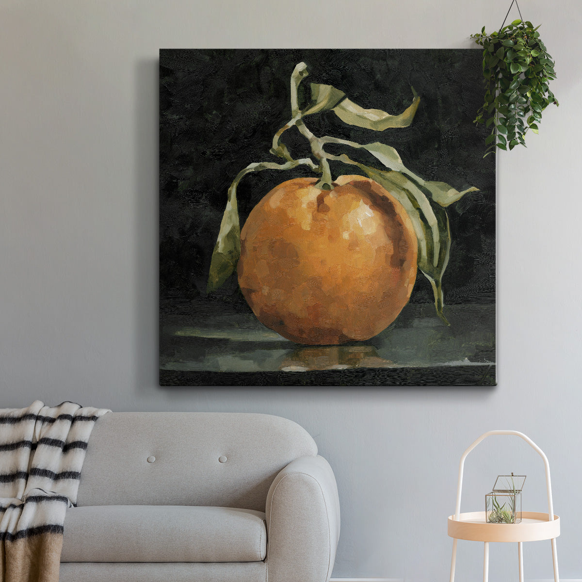 Dark Orange Deux II-Premium Gallery Wrapped Canvas - Ready to Hang