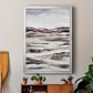 Muted Earth Layers II - Modern Framed Canvas Print