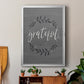 Grateful Wreath - Modern Framed Canvas Print