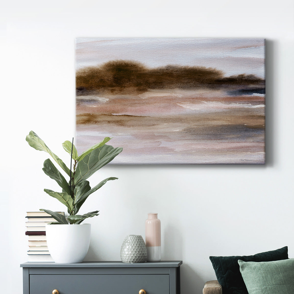 Autumnal Bay Premium Gallery Wrapped Canvas - Ready to Hang