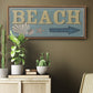 Shoreline Signs III - Floater Framed Canvas Print