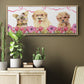 Puppy Valentine Collection D - Floater Framed Canvas Print