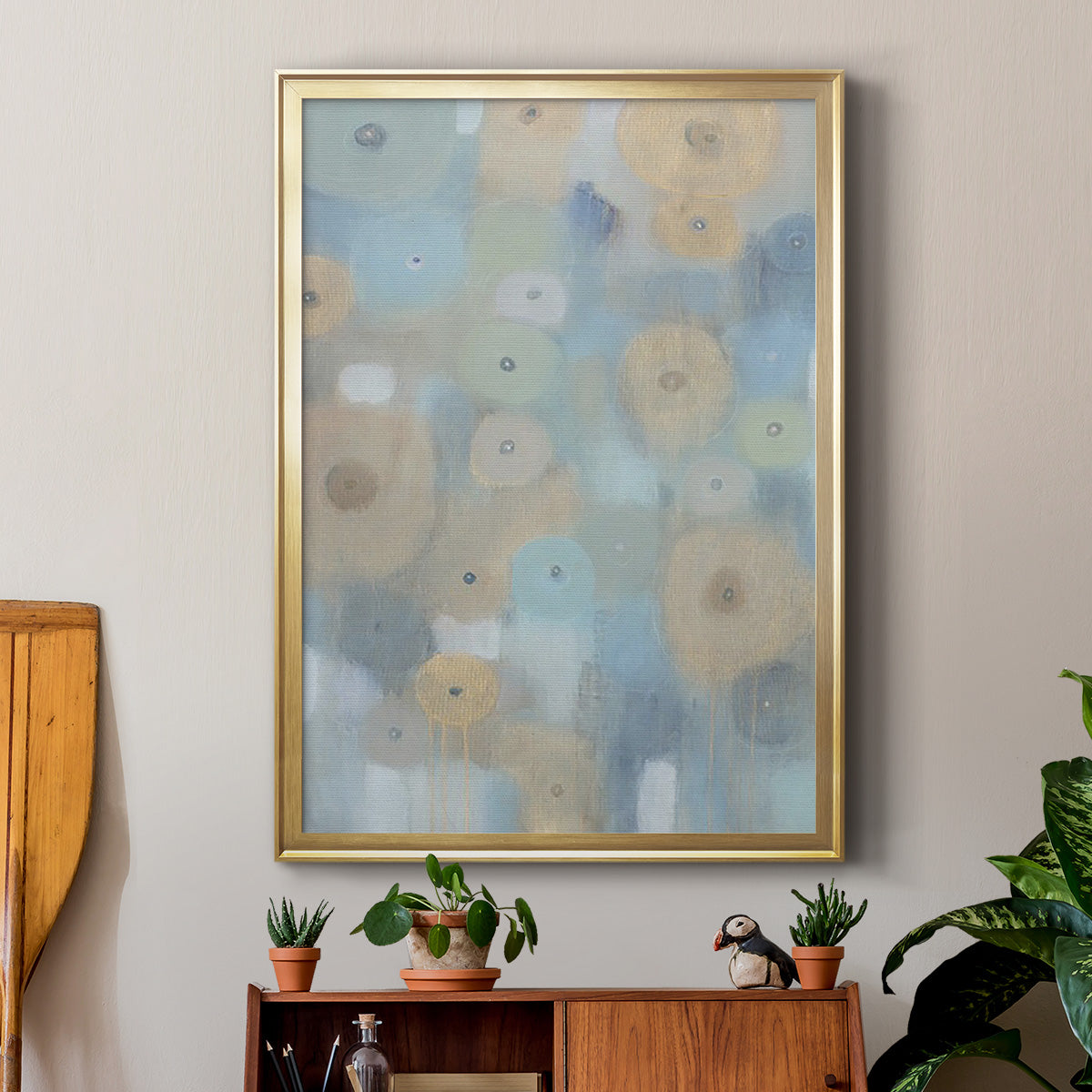 Spinning Wheels II - Modern Framed Canvas Print
