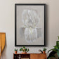 White Iris I - Modern Framed Canvas Print