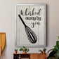 Whisked Away - Modern Framed Canvas Print