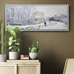 Snow in Argenteuil, 1875 - Floater Framed Canvas Print