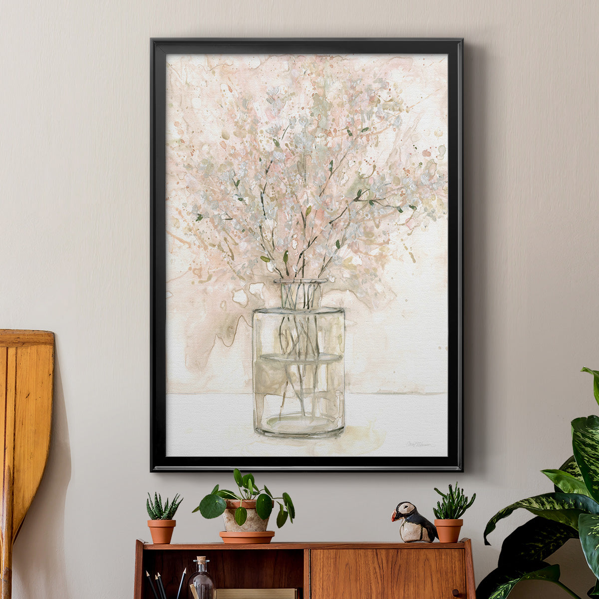 Delicate Arrangement I - Modern Framed Canvas Print