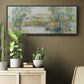 Trees on the Creek I - Floater Framed Canvas Print