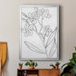 Botanical Sketch II - Modern Framed Canvas Print