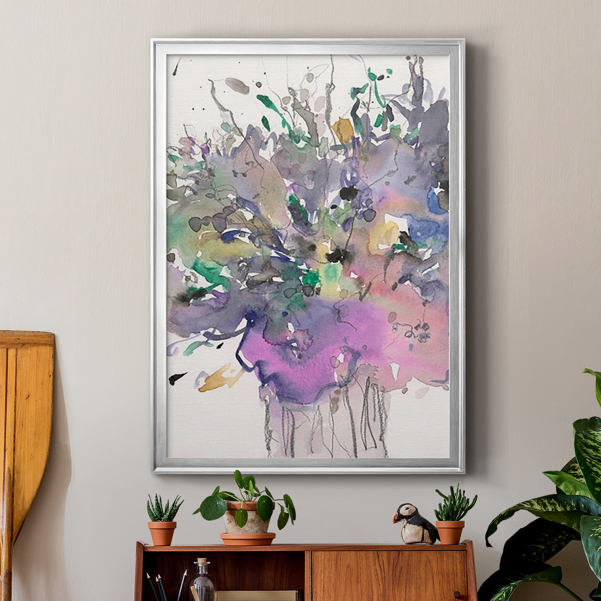 All that Glitters II - Modern Framed Canvas Print